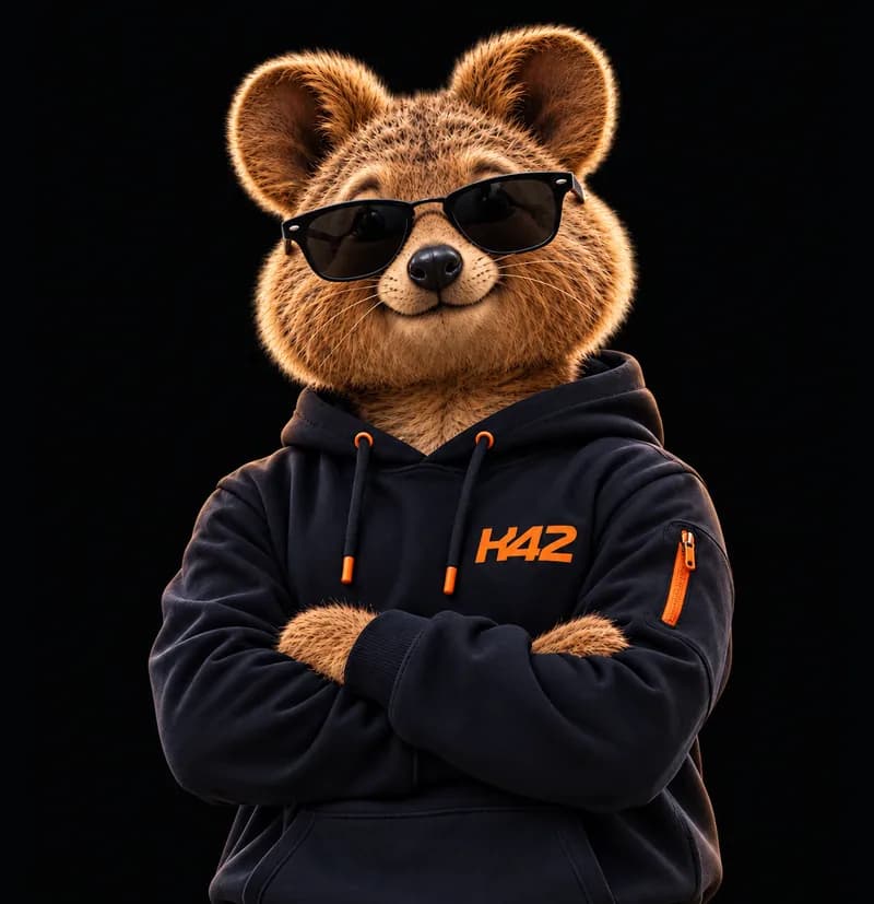 Quash, il quokka mascotte di Hash42 Labs