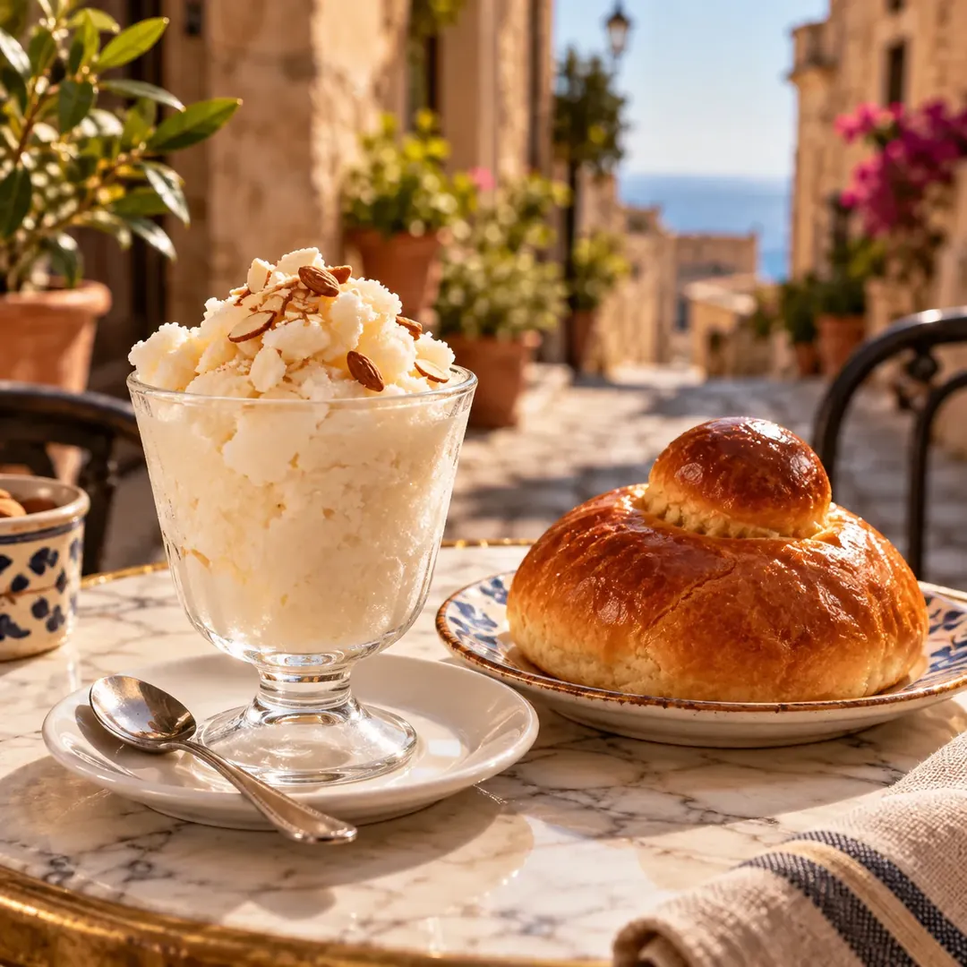 Post Instagram di esempio: granita con brioche